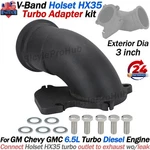 V-band Holset HX35 Turbo Charger Adapter For Gm Chevy 6.5L Diesel Engines New. Price: $110.39.