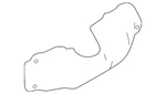 Genuine Nissan Heat Shield 14450-BV80A New. Price: $101.90.
