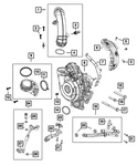 Genuine Mopar Special Head Bolt 68486938AA New. Price: $10.48.