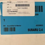 Genuine Oem Subaru 2021-2024 Ascent Legacy Outback Turbocharger #14411AA962 Used. Price: $479.60.