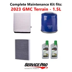 2023 Gmc Terrain 1.5L Complete Oil, Air & Cabin Filter Kit (0W-20) New. Price: $106.95.