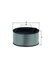 Knecht Lx 759 Air Filter For Bmw Neu. Price: $40.95.