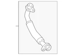 Genuine Audi Oil Line 06N-145-735-A New. Price: $13.65.