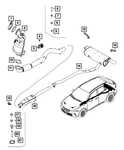 Genuine Mopar Turbocharger To Catalytic Converter Gasket 68445194AA New. Price: $59.86.