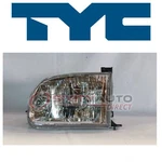 Tyc Left Headlight Assembly For 2000-2004 Toyota Tundra Electrical Lighting Vd New. Price: $71.59.