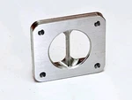 Stainless T4 Divided Turbo Flange To 2.5" Inlet 1/2"CNC SS304L Divorced New. Price: $119.95.