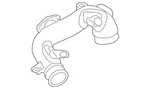 Genuine Nissan Turbocharger Inlet Hose 14460-1KC0C New. Price: $91.54.