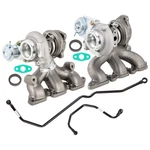 Pair Kit With Turbocharger Gaskets Oil Line For Volvo S80 XC90 T6 2.9L New. Price: $896.87.