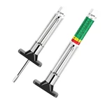 Bwbwnd 2PCS Car Tire Tread Depth Gauge, 32NDS Smart Color Coded New. Price: $9.99.
