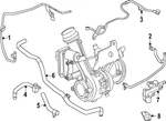 Genuine Nissan Turbocharger Coolant Line 14499-7JA0A New. Price: $80.84.