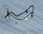 Genuine Ford 2.7L Right Passenger Side Turbocharger Oil Inlet Tube Pipe Used. Price: $19.50.