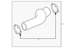 Genuine Ford Turbocharger Outlet Tube L1MZ-6F073-A New. Price: $163.35.