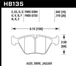 Hawk Performance Hps 5.0 Front Brake Pads 1998-2002 Bmw Z3 & 1999-2000 New. Price: $186.29.