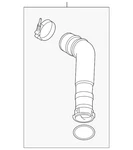 Genuine Ford Turbocharger Inlet Hose BC3Z-6C646-A New. Price: $232.20.