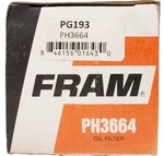 Fram Replacement Oil Filter Fits 87-90 Jeep Wrangler Grand Cherokee Model PH3664 New. Price: $11.52.