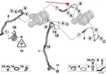 Oem Bmw F10 Cooling System Turbocharger Return Hose 11537615492 Genune New. Price: $123.19.