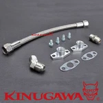 Turbo Oil Return Line Kit For Mitsubishi Lancer Evo 4-9 W/ TD05HR TD06SL2 TD06H New. Price: $59.90.