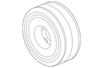 Genuine Ford 2015-2019 TRANSIT-150/250/350/350HD Crankshaft Pulley BB3Z-6312-A New. Price: $161.18.