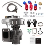 Urgraded Billet T3 Turbo 0.63 Ar Turbine V-band W/ Oil Return Feed Hose Line New. Price: $185.88.