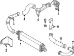Genuine Nissan Inter-cooler Bracket 14462-7BA0B New. Price: $50.75.