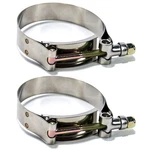 Squirrelly 3.25" Stainless-steel Bolt Corrosion Resistant Hose Clamps New. Price: $21.95.