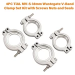 4PC Tial Mv-s 38MM Wastegate V-band Clamp Set Kit With Screws Nuts Seals New. Price: $79.34.