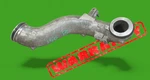 2009-2013 Bmw X5 35D E70 3.0L Turbocharger Tube Hose Pipe 11657807060 Oem Used. Price: $44.88.