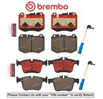 Front Brake Pad & Rear Set Oes Ceramic +sensor For Mercedes C350E C400 New. Price: $219.38.