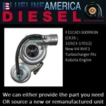 Fits Kubota Engine F31CAD-S0099GN CK26 1G923-17012 New Ihi RHF3 Turbocharger. Price: $539.00.