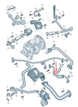 New Audi Q5 Fy Coolant Pipe With Hose 06M145963H. Price: $65.91.