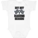 Inktastic My 1ST Racing Season Checkered Flags Bodysuit Car Road Babys Boy New. Price: $18.99.