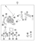 Genuine Mopar Engine Turbocharger Kit 68724476AA New. Price: $4697.75.