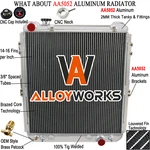 3ROWS Aluminum Radiator Fit 1993-96 Toyota Hilux Surf KZN130 1KZ-TE 3.0TD Mt New. Price: $189.05.