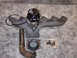 The Kangaroos Mercedes OM648 / 613 T3 Twin Scroll Cast Iron Turbo Manifold Used. Price: $699.00.