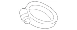Genuine Mitsubishi Clamp MD173306 New. Price: $13.52.