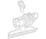 Genuine Mercedes-benz Exhaust Gas Turbocharger 256-090-14-00 New. Price: $3678.06.