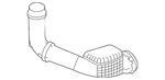 Genuine Nissan Inter-cooler Pipe 14460-6CB0B New. Price: $149.72.
