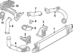 Genuine Nissan Inter-cooler Bracket 14462-6CB0B New. Price: $62.12.