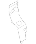 Genuine Volkswagen Inner Timing Cover Shield 03L-129-969-K New. Price: $23.98.