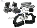 Viv 19T Update V3 TURBOCHARGERS+2"INLET+OUTLET Pipe For Bmw 535I/135I/Z4 N54 Lhd New. Price: $1215.05.