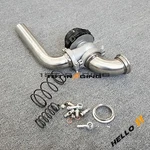 Black 14PSI 44MM Turbo External Wastegate 90 Degree Inlet Elbow Outet Pipe Kits New. Price: $159.99.