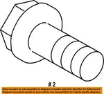 Genuine Ford Automatic Transmission Oil Cooler Hose Banjo Bolt -W503276-S437 New. Price: $8.40.