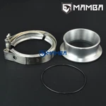 3.5" V-band Turbo Compressor Outlet Flange & Clamp / Garrett GT42 GT45 GT47 Tw Brand. Price: $71.94.