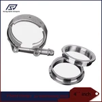 Inch 4" V-band Clamp Stainless Steel Flange Male-female For Exhaust Pipe New. Price: $19.99.