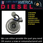 Fits Cummins WP10 Engine New Holset HX40W Turbocharger 3785409N 3787068. Price: $589.00.