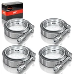 4PCS Inch V Band Clamp Kit With Flat Flange Exhaust Pipe SS304 Stainless Steel New. Price: $54.99.