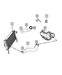 Genuine Mopar Charge Air Cooler Hose Outlet 55037961AB New. Price: $193.72.