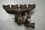 Porsche Panamera 970 Right Exhaust Manifold Turbocharger 94812302571 Used. Price: $354.95.