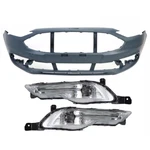 Labwork Front Bumper Cover&fog Light 2017-2018 Ford Fusion W/o Sensor Holes New. Price: $141.41.