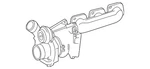Genuine Mercedes-benz Exhaust Gas Turbocharger 278-090-37-80-64 New. Price: $3575.40.